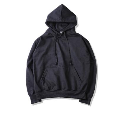 China New design black white fashion anti-pilling men's hoodie loose wholesale for sale