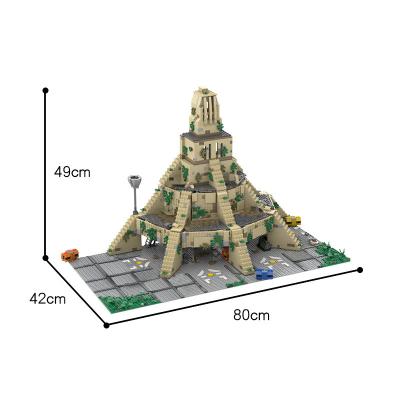 China The DIY Building Brick New One Hope Star Movie Collector Series Yavin IV Final Massassi Temple City Rebel Low Castle Building Block Toys for sale