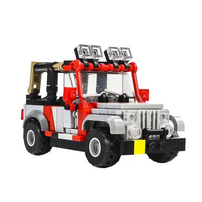 China DIY Building Brick MOC Building Block Car Vehicle Classic Creative Series Assembled Puzzle Stacking Bricks Play Kids School Toys Gifts for sale