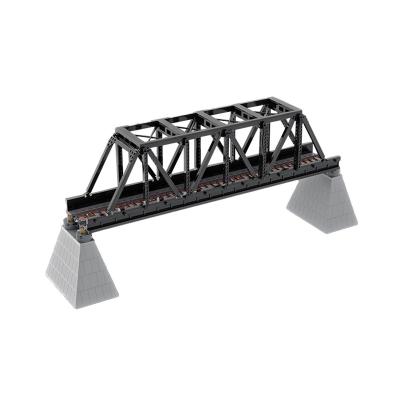 China DIY Building Brick Iron Truss Track Railway Electric Train Building Block Mechanical Rail Trai Car Railway Figure Bricks MOC Toy Child Gift for sale