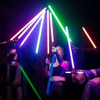 China FOC Lightsaber Picosecond Handle with Infinite Color Changing Multiple Sound Effect Light Up Toys Sith Metal MAX Black Unisex for sale