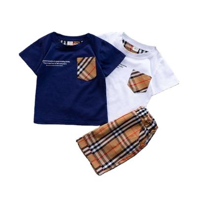 China Casual Kid Cotton Pajamas Brand High Fashion Clothes Sets Shirt For Kids Shorts Kids Clothes Boy's Cowboy Costume Girls' Tank Tops for sale