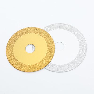 China Granite/Stone/Concrete/Marble Pexcraft 4'' 4.5'' High Frequency Welded Cutter Cutting Grinding Tool Diamond Continuous Rim Saw Blade for sale