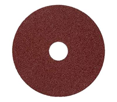 China Hot Sale Round Aluminum Oxide 125mm Fiber Polishing Disc 36# for sale