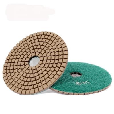 Cina Flexible Diamond Polishing Pads Concrete Grinding Disc Floor Resin Polishing Sanding Pad in vendita