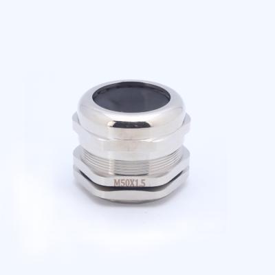 China Waterproof High Quality Metal Connector Gland Tighting M50*1.5mm Cable Gland Cable Fixing Head for sale