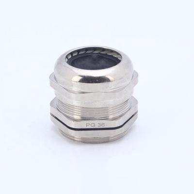 China Tighting PG36 Excellent Quality Price Metal Cable Connector Cable Gland Brass Gland For Cable for sale