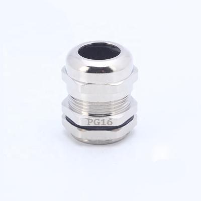 China Wholesale Hot Selling Dome Waterproof Metal Cable Glands OEM IP69K IP68 Brass Cable Glands Tighting PG16 Metal Cable Glands for sale