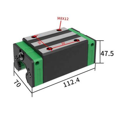 China High Precision Machine HGH35CA CNC Parts Miniature MGN7 9 12 Slider 15H Bearing Module HGH35 HTH TBI PMI CSK NSK ABBA hiwin linear guide for sale