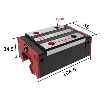 China High Precision Interchangeable Machine HGH25HA HIWIN HGH15 HGH20 HGH25 HGH30 HGH35 HGH45 Linear Guide for sale