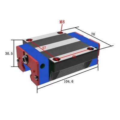 China Linear Rail Hgw20hc Hgw25hc Hgw30hc Hgw35hc Hgw45hc Hgw55hc Hgw65hc Hgw Linear Motion Guide Block Machine HGW25HA Hgw-hc Series Hg High Precision for sale