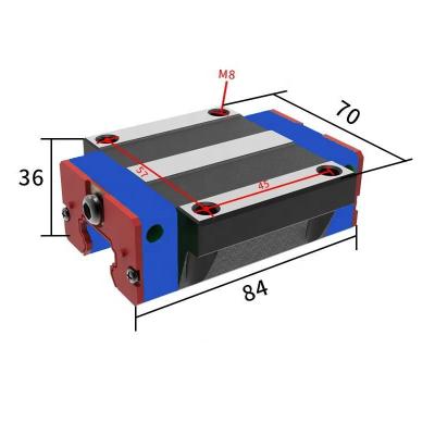 China Chinese linear rail machine HGW25CA linear guideway HGW25 block suppliers high precision linearrail set linear guide roller for sale