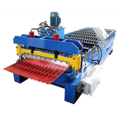 China Automatic / Manual Wave Roof Sheet Making Machine for sale