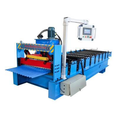 China Automatic / Manual Roofing Sheet Roll Forming Machine Building Material Machinery for sale