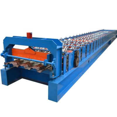 China High Speed ​​Galvanized Production Metal Floor Deck Cold Roll Forming Machine for sale