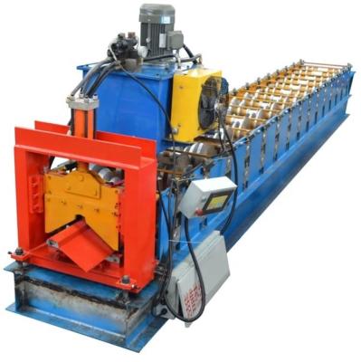 China Building Material Shops Automatic Tile Cutting Machine Galvanized Ridge Cap Zinc Roofing Sheet Roll Forming Machine for sale