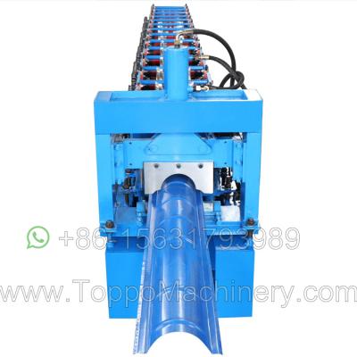 China High Production Speed ​​Color Coated Steel Sheet Roof Tile Ridge Cap Roll Forming Machine for sale