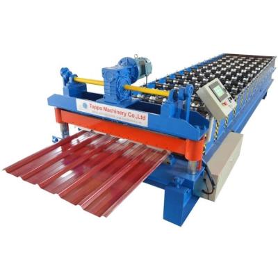 China High Production Speed ​​Color Steel IBR Panel Iron Sheet Cold Roll Forming Tile Making Machine for sale