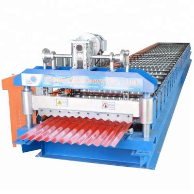 China Building Material Shops New Steel Profile Metal Sheeting Making Machine Toppo Machinery for sale