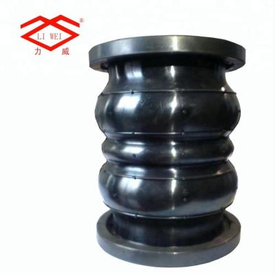 China ANSI 150lb Chemical Double Sphere Rubber Gasket DN150 With ANSI Flange for sale