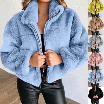 China DT-C000025 2021Hot Meranti color zipper winter plush jacket women's breathable hoodies and sweatshirts plus size winter clothes for sale