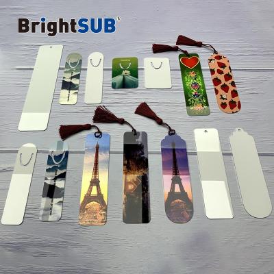 China Custom BrightSUB 1.0mm dye metal brightsub heat transfer photo double sided sublimation matte white aluminum cue business gift printable for sale