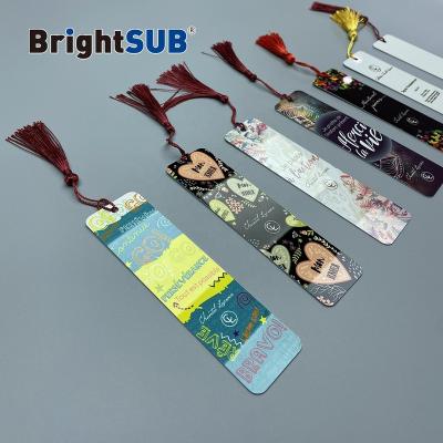 China BrightSUB 1.0mm matte dye metal brightsub sublimatable custom heat transfer photo printing white aluminum sublimation marker business gift for sale