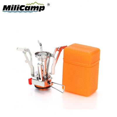 China Lightweight Mini Portable Outdoor Camping Gas Stove Folding Electronic Camping Gas Cooker For Outdoor Hiking for sale