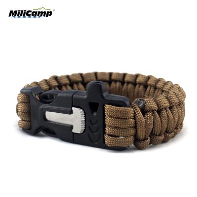 China Paracord Loop 550 Survival Lightweight Outdoor Hiking Tactical Bracelet for sale