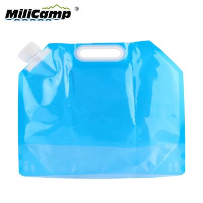 China 10 L Portable Collapsible Collapsible Plastic Water Container Water Bladder Collapsible Bag for sale