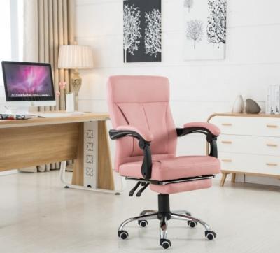 China Low Back Cooling Leather Office Chair With Ergonomic Leg Rest for sale