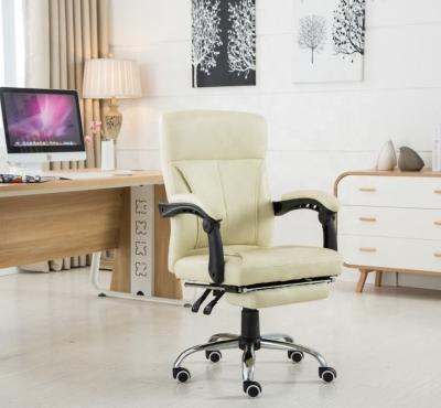 China New Design Boss Office Cooling White Leather Gaming Racing Chair With Low Back for sale