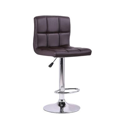 China Modern hot sale swivel height metal bar stool adjustable leather cafe kichen taburetes sillas de bar kursi bar for sale