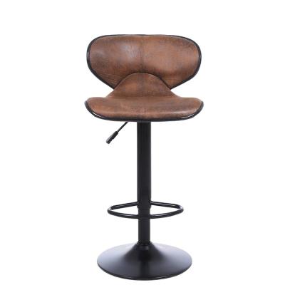 China Modern Adjustable Leather Bar Stools Free Sample Customized For Restaurant Chaises High Stools Bar Chair Articquiter for sale