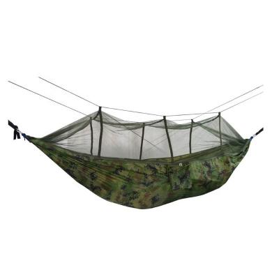 China Lightweight Portable Anti-mosquito Mesh Portable Swing 2 Person Hammock Tent Hammock Chair Parachute Garden Outdoor Camping Hanging Nylon Hammocks for sale