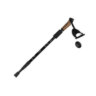 China Multifunctional Aluminum Alloy Factory Trekking Stick Shock Absorbing Plastic Handle Outdoor Climbing Climbing Pole Walking Stick Crutches Walking Stick for sale