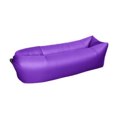 China Quick Folding Waterproof Lightweight Inflatable Lazy Air Bag Lazy Air Bag Camping Sleeping Bags Adult Beach Lounger for sale