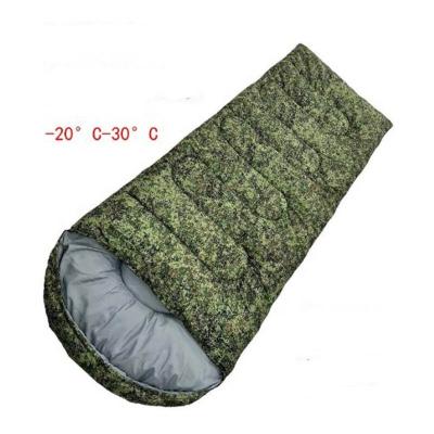 China Camping Envelope Type Outdoor Sports Water Proof Camouflage Thick Anti-Cold Adult Sleeping Bag Customization Camping Envelope Sleeping Bag for sale