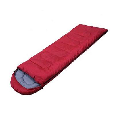 China Equipment Factory Supply Youth Portable Simple Adult Thick Comfortable Envelope Cotton Filling Indoor Outdoor Camping Warm Sleeping Bag for sale