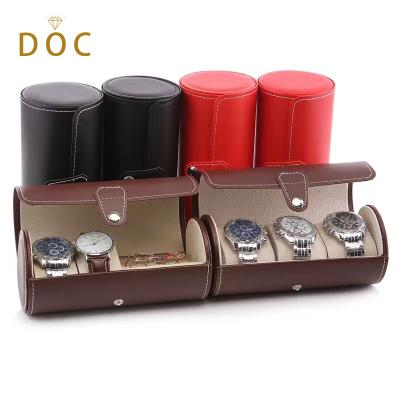 China 2022 Doc Sale Luxury Leather Wristwatch Boxes Gift Commercial Watch Case. OEM+ODM+Wholesale hot with customized logo Accept customized for sale