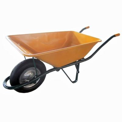 China Construction ; Industrial; Industrial Multi Purpose Tray Wheelbarrow Steel WB6401 130KG Multi Purpose Load Heavy Duty Construction for sale