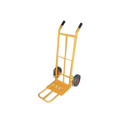 China 250KG Storage Load Heavy Duty Steel Frame Transport Platform Warehouse Handtruck for sale