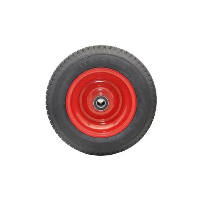 China Hot Selling High Quality Hotels Puncture Proof 16x6.50-8 PU Foam Wheel For Wheelbarrow for sale