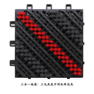 China Modular Foot EVA Multi Sustainable Front Entrance Brush Cleaning And Interlocking Mats For Office Building And Hotels for sale