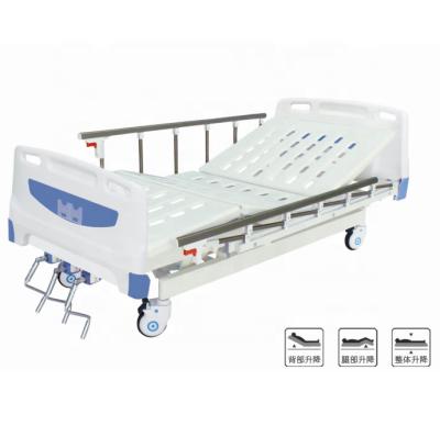 China Hospital bed 5 function hi-low bed medical electric bed icu patient electric bed remote control for sale