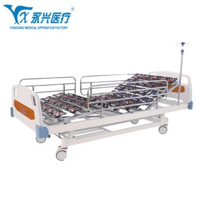 China Yongxing A04-008 Cheap Price Manual Bed Hospital Care Medical Disabled Hospital Bed For Paralysis Patient for sale