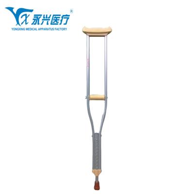 China YONGXING E18 Aluminum Alloy Crutches Comfortable High Quality Single Lifting Walking Stick Price for sale