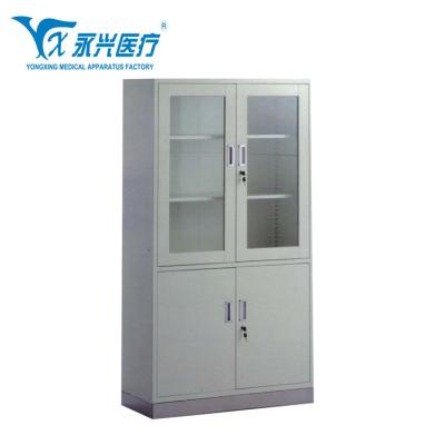 China Hosptial YONGXING D04-4 Stainless Steel Bedside Table Hospital Furniture Cabinet for sale