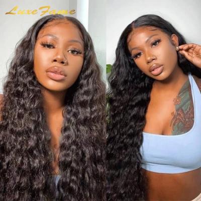 China Water Wave Factory Straight Loose Wave Bleached Knots Full Lace Wig, Mink Brazilian Hair Wig, Full Lace Virgin Hair Wig for sale