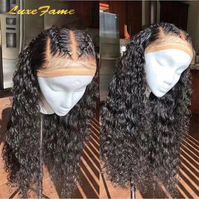 China New Long Virgin Human Hair Deep Wave Full Lace Wig, 18-26 Inch Human Hair Wig, Remy 100% Deep Wave 40 Inch Full Lace Wig for sale